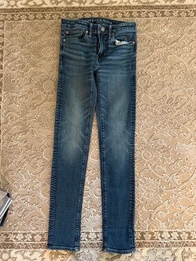 American Eagle Outfitters Men’s Skinny Jeans - Dark Blue Wash